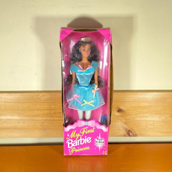Barbie Doll 1994 Mattel “My First Barbie Princess” #13066 Girl Gift Brunette - Picture 1 of 8
